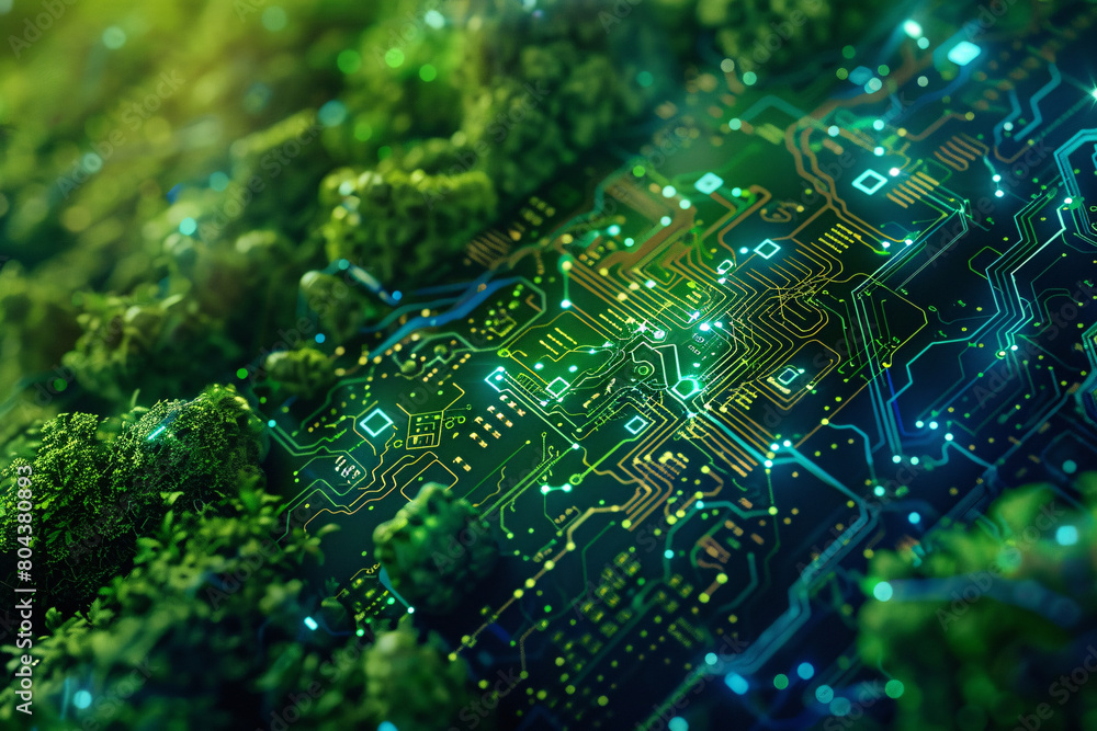 Fusion of artificial intelligence and green technology. Balancing ...