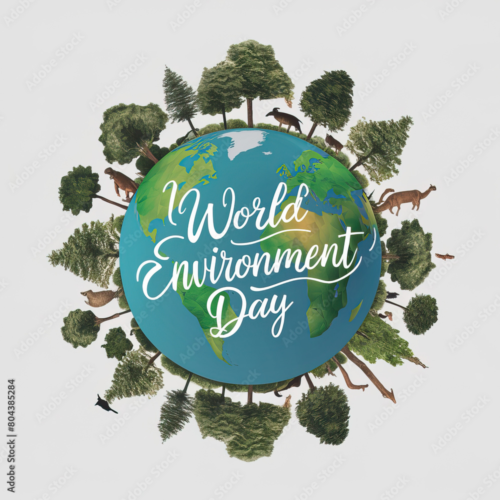 World Environment Day, Social Media Post. and. Vector. Illustration ...