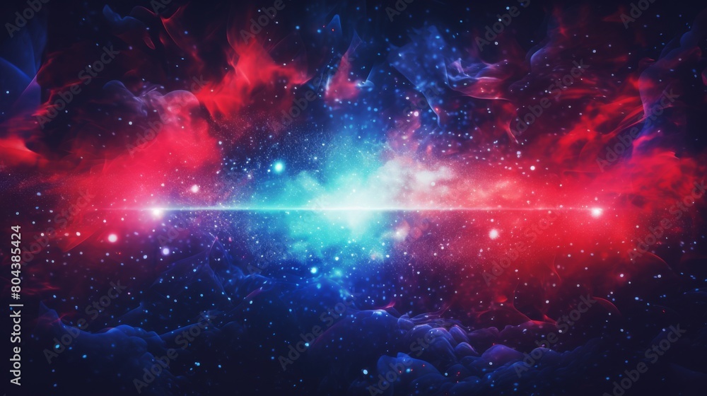 A vibrant space rich in colors, featuring a stunning display of stars and billowing clouds. A vibrant space rich in colors, featuring a stunning display of stars and billowing clouds.