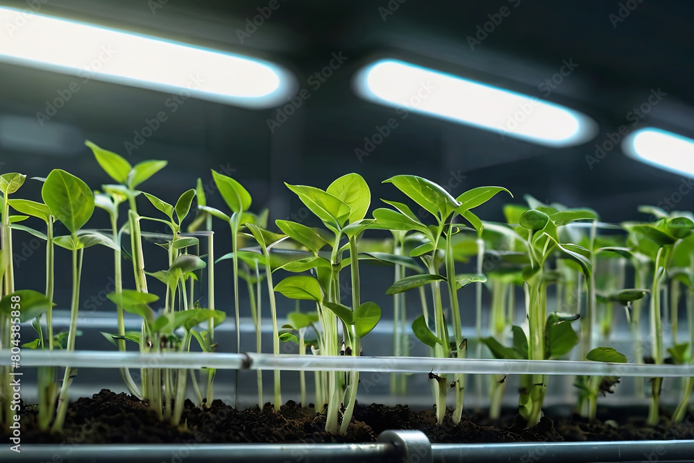 Discover biotechnology with a green plant sprout in a tube. Innovative concept background for scientific exploration and research.
Discover biotechnology with a green plant sprout in a tube. Innovative concept background for scientific exploration and research.