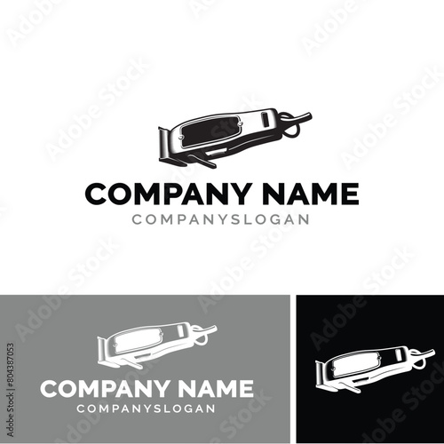 shave trimmer logo design, vector logo design,