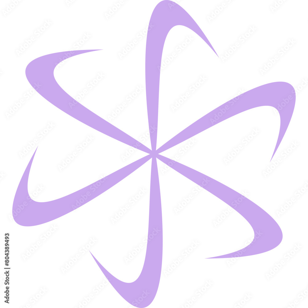 Attractive Twisted Abstract Mandala Element Attractive Twisted Abstract Mandala Element