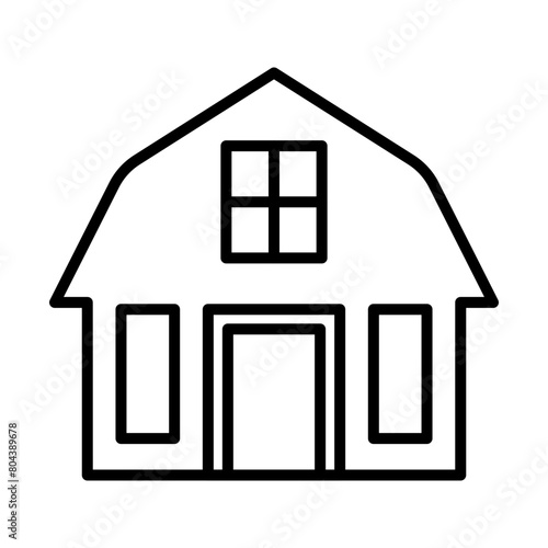 Barn line icon