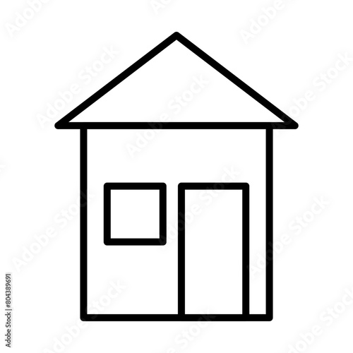 Cabin line icon