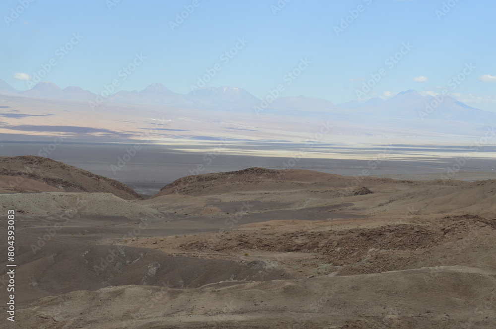 Naklejka premium Entardecer no Deserto de Atacama