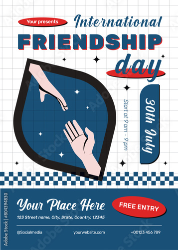 International Friendship Day Flyer