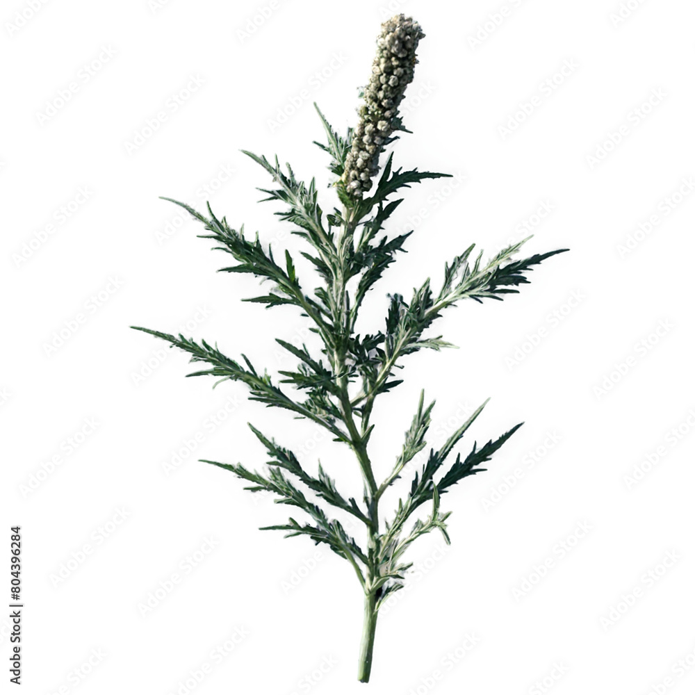Fototapeta premium Wormwood isolated on transparent background