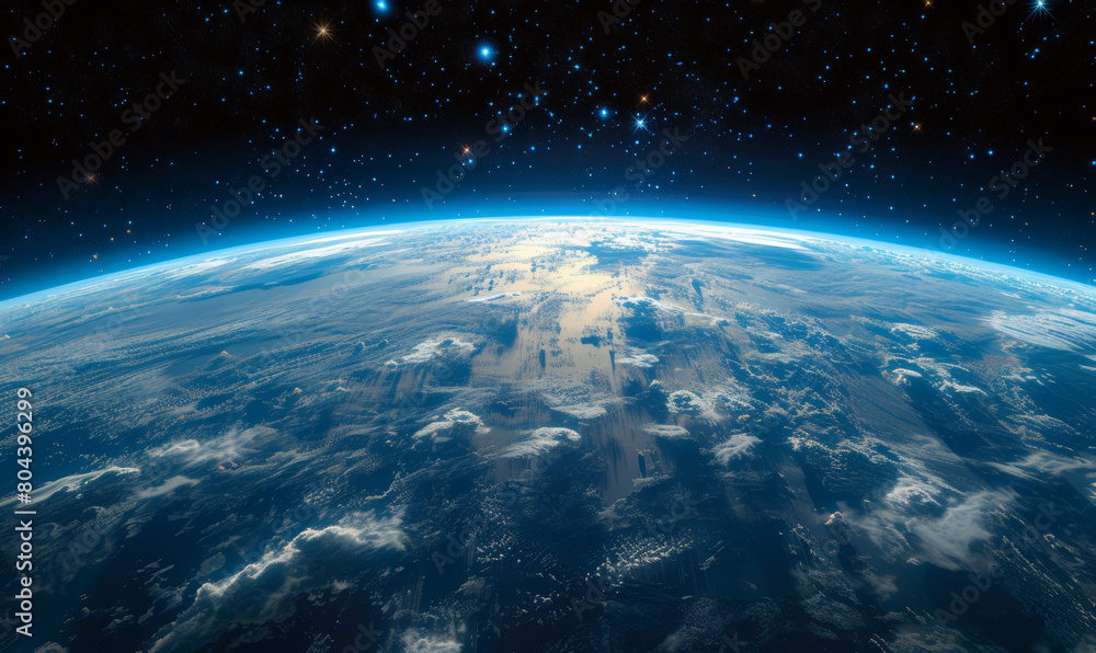 Obraz premium In the vast expanse of digital space, where light emits and universes of creativity abound, there exists a realm of graphical images. These creations, born from the luminescence of imagination.