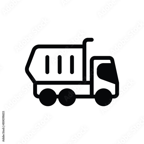Dumping Truck vector icon