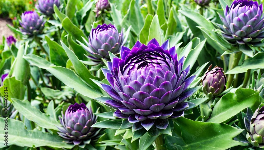 Artichoke vegetable in the garden. Bright artichokes against nature backdrop. Bountiful artichoke harvest on a sun kissed open plantation during a beautiful summer day. Artichoke vegetable in the garden. Bright artichokes against nature backdrop. Bountiful artichoke harvest on a sun kissed open plantation during a beautiful summer day.
