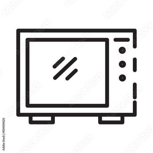 Cooking Microwave Oven Line Icon