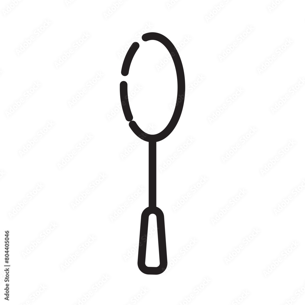 Spoon Kitchen Tool Line Icon Spoon Kitchen Tool Line Icon