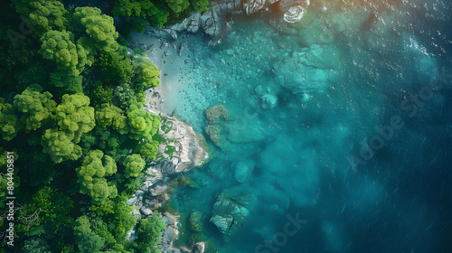 Explore Natural Wonders  Aerial Photo Realism for Eco-Tourism and Conservation Efforts