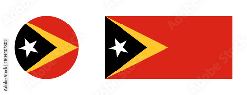 Flag of East Timor © ValGraphic
