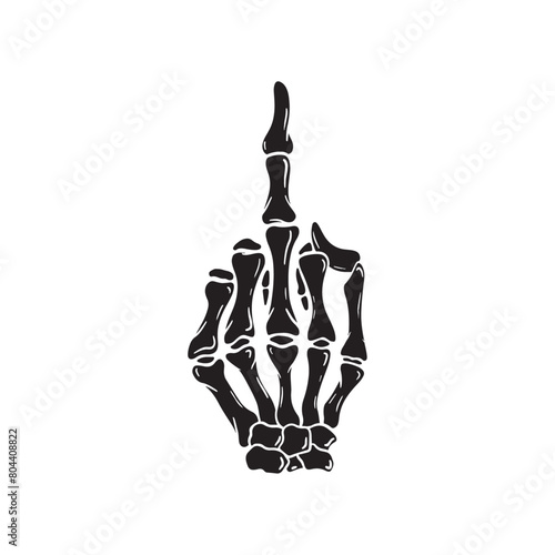 Swearing Skeletal Hand