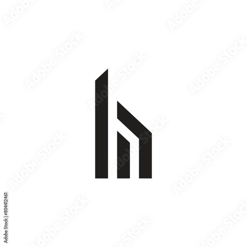 Free Download Futuristic Letter H Logo - GFXLoad