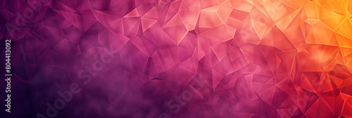 abstract polygonal design of magenta and dusk orange, ideal for an elegant abstract background