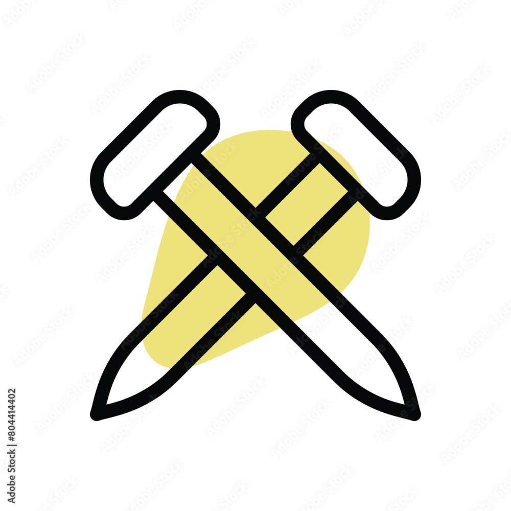 Nails vector icon Nails vector icon