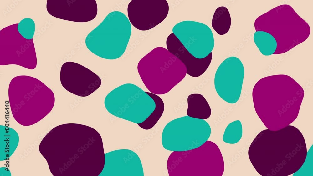 Abstract colorful background with moving shapes Abstract colorful background with moving shapes