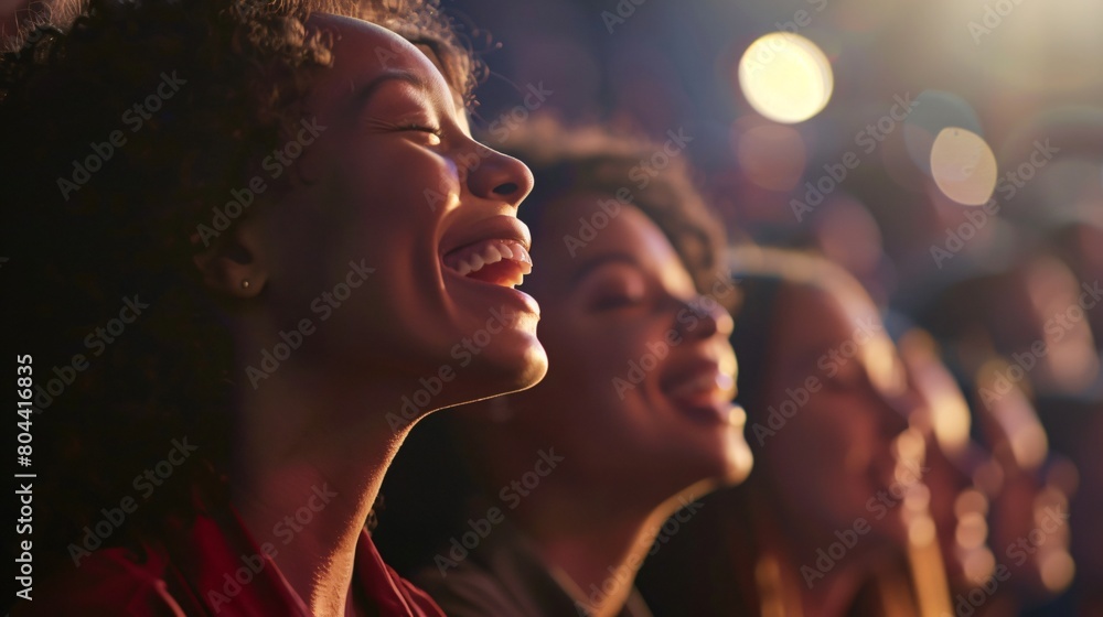 Group Of Prayers Singing Religious Song Group Of Prayers Singing Religious Song