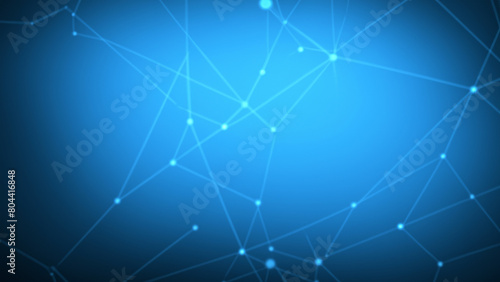 Blue Network Connection Background