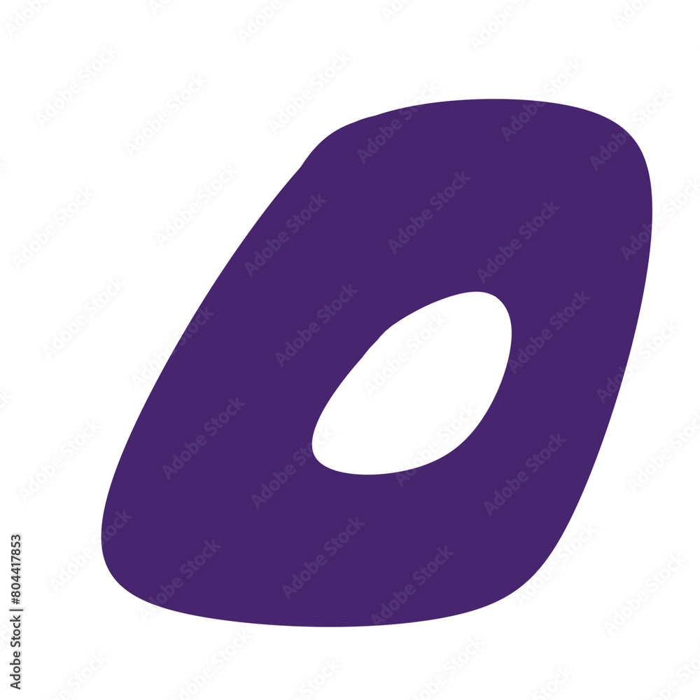 illustration of a letter D