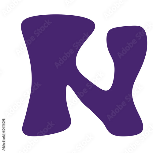 illustration of a letter N