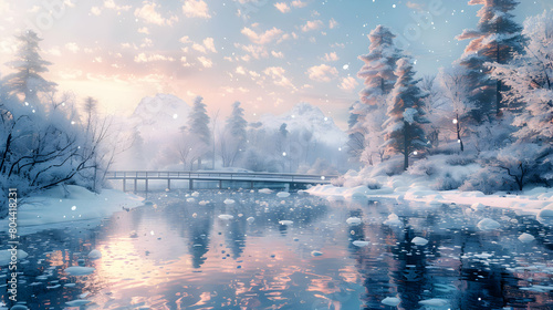Winter Wonderland: A Magical Landscape for Captivating Business Visuals