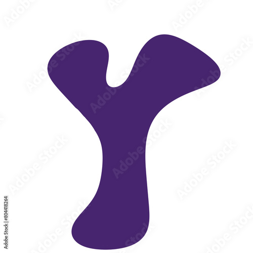 illustration of a letter Y