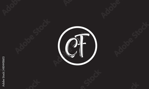 CF, FC, C, F Abstract Letters Logo Monogram
