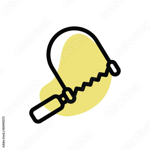 Fretsaw vector icon