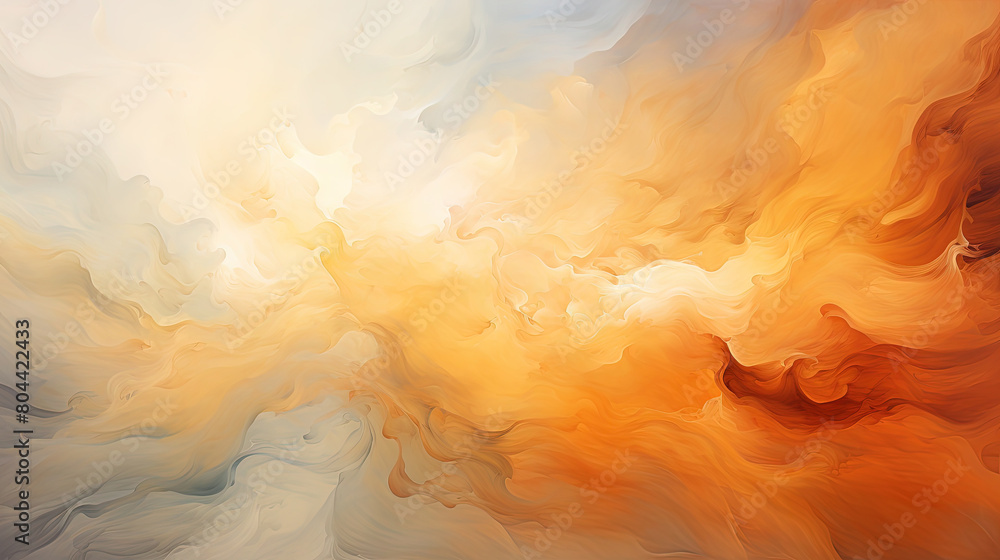 Watercolor On White Canvas Brush Strokes of Pale Orange Skin Color Pale Grey White Pale Brown Watercolor On White Canvas Brush Strokes of Pale Orange Skin Color Pale Grey White Pale Brown