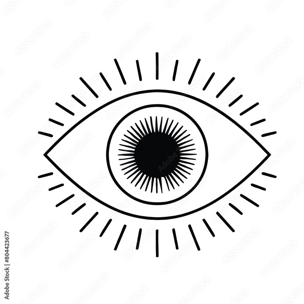 Fototapeta premium design illustration vector ico eye