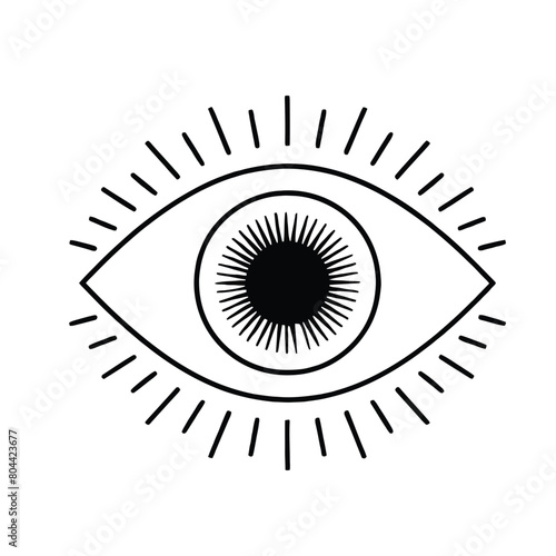 design illustration vector ico eye