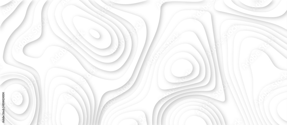 Abstract White paper cut background with lines.3d realistic papercut ...