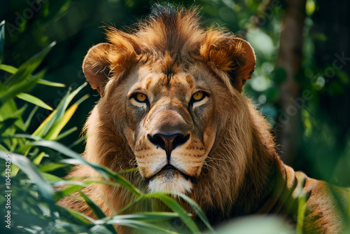 Portrait of lion 