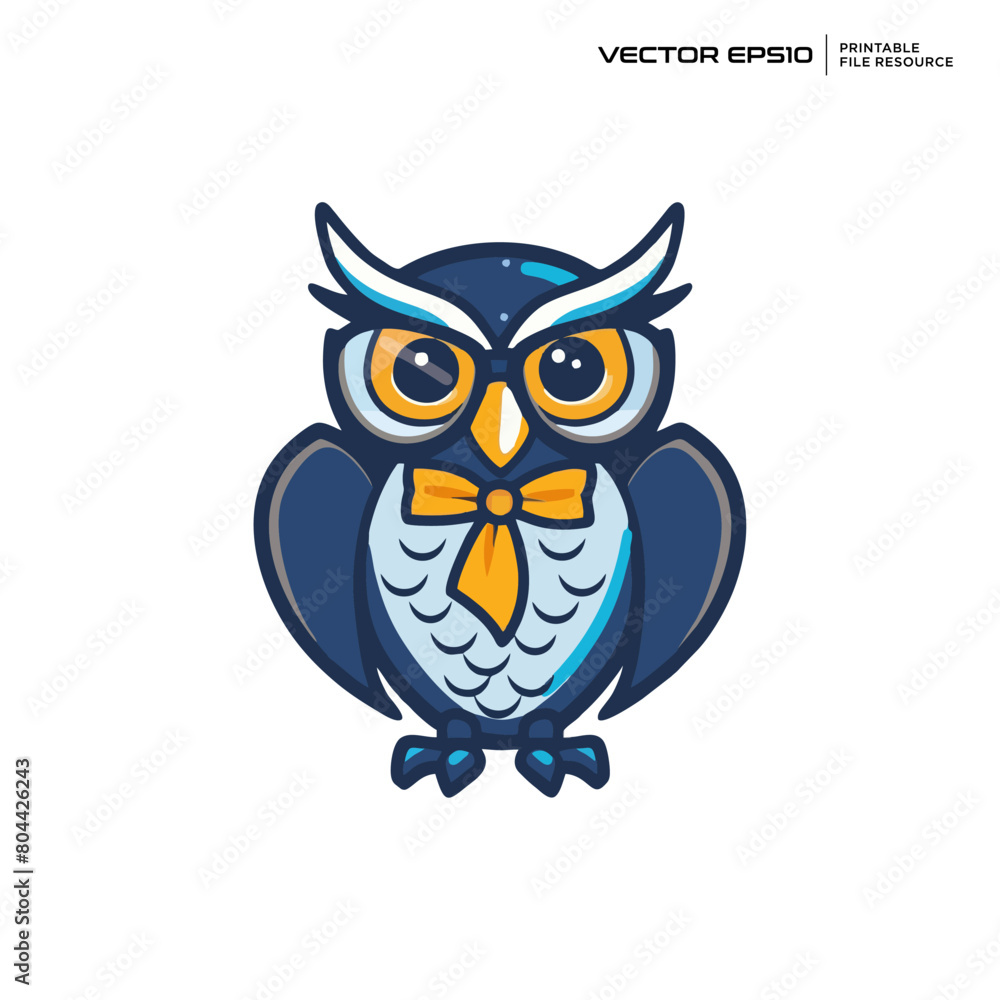 cute owl learning, character, mascot, logo, vector, design, illustration, eps 10 cute owl learning, character, mascot, logo, vector, design, illustration, eps 10