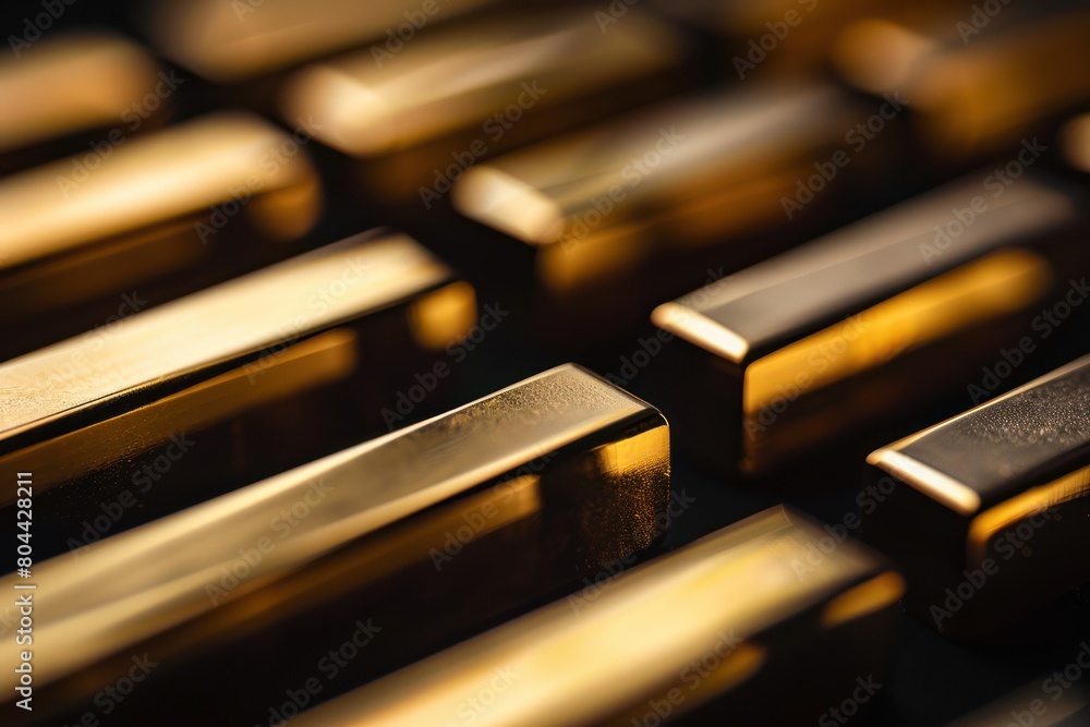 wealth luxury background with close-up view of fine excellent golden bars wealth luxury background with close-up view of fine excellent golden bars