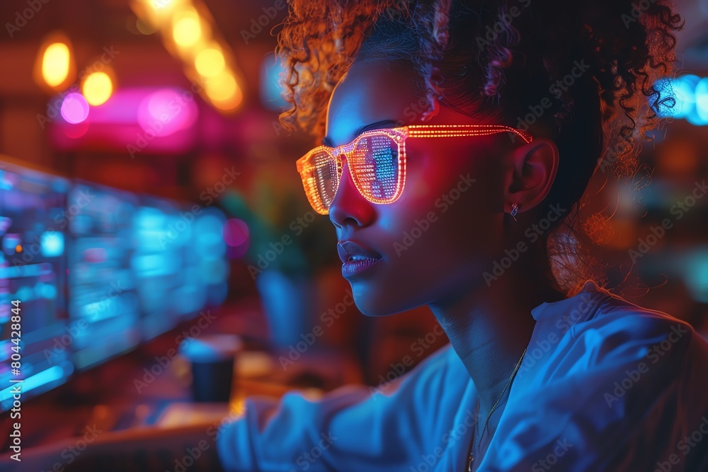 An intense hackathon scene in a modern tech office, multi-ethnic teams collaborating on futuristic transparent touch screens, dynamic lighting, An intense hackathon scene in a modern tech office, multi-ethnic teams collaborating on futuristic transparent touch screens, dynamic lighting,