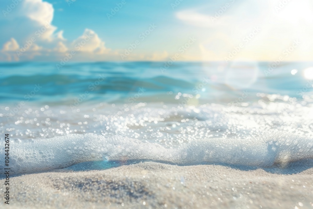 With each gentle wave lapping against the shore under the radiant sunlight, the summer seawater beckons travelers to indulge in its refreshing embrace, promising moments of pure bliss and relaxation With each gentle wave lapping against the shore under the radiant sunlight, the summer seawater beckons travelers to indulge in its refreshing embrace, promising moments of pure bliss and relaxation