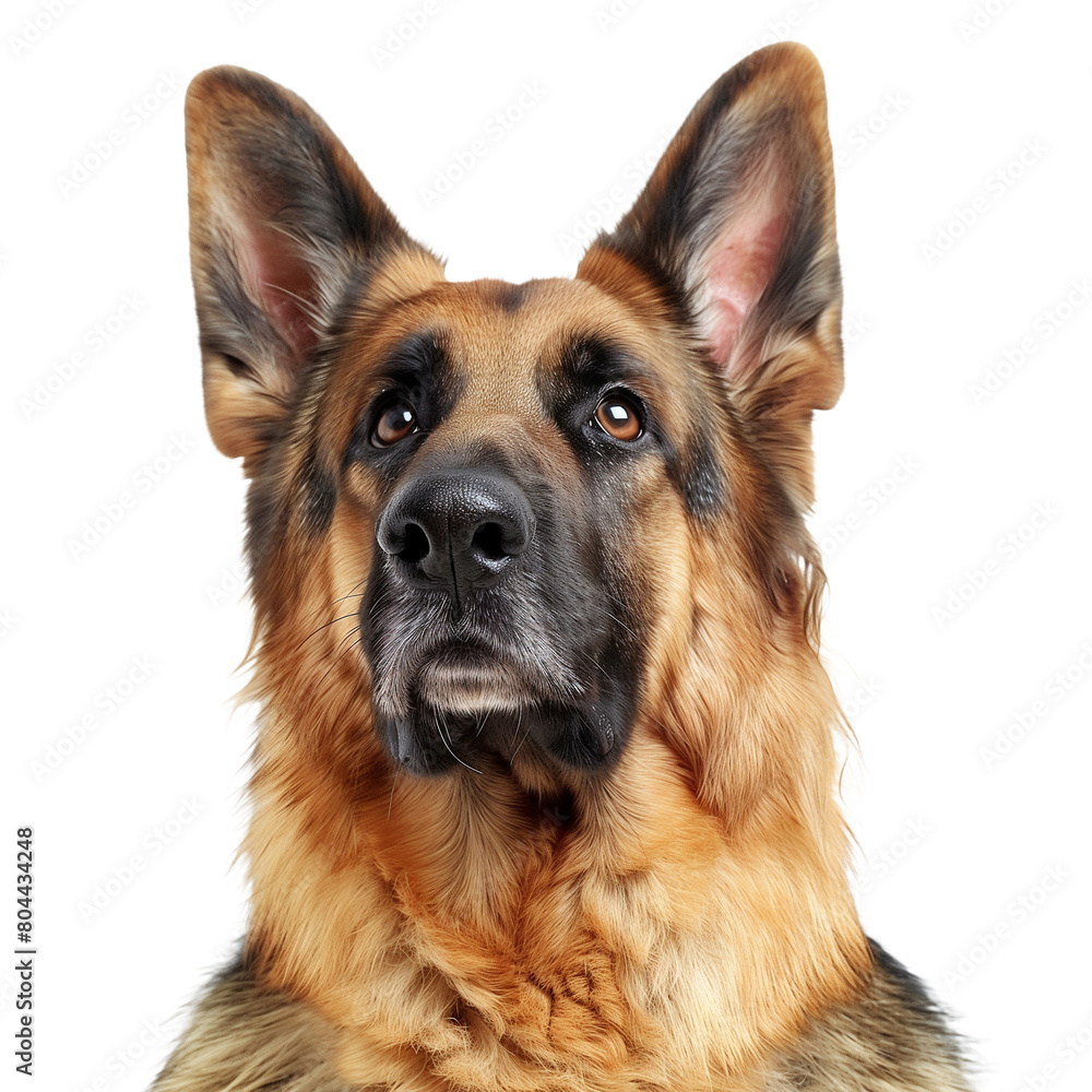 stockphoto, german shepherd on a transparent background. Beautiful portrait of a German shepherd dog . Animal design element. stockphoto, german shepherd on a transparent background. Beautiful portrait of a German shepherd dog . Animal design element.