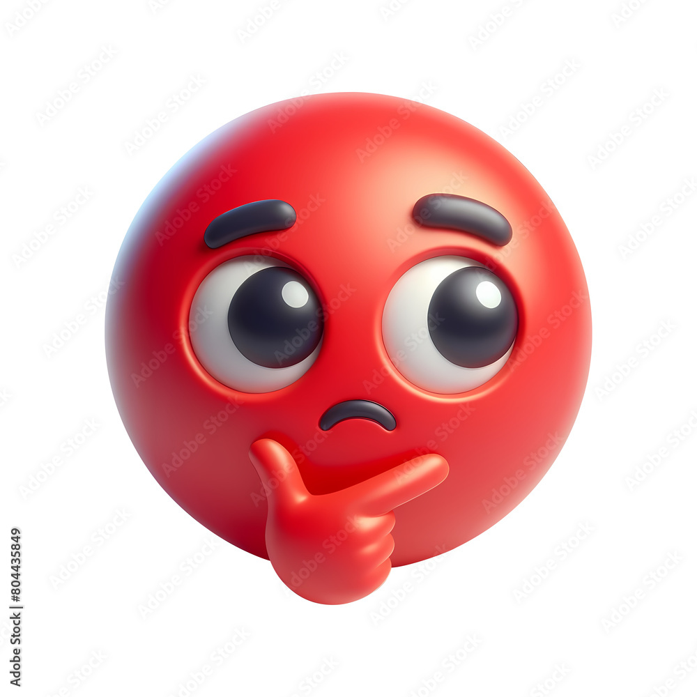 3d thinking face emoji icon. Realistic 3d high quality isolated render
3d thinking face emoji icon. Realistic 3d high quality isolated render
