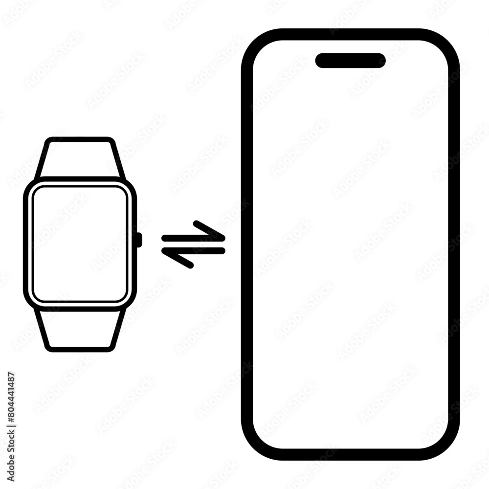 Smartwatch Pairing Icon Smartwatch Pairing Icon