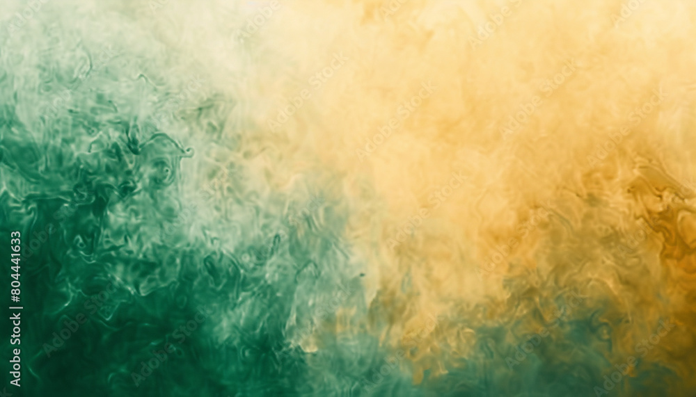 soft pastel gradient of emerald green and gilded yellow, ideal for an elegant abstract background
