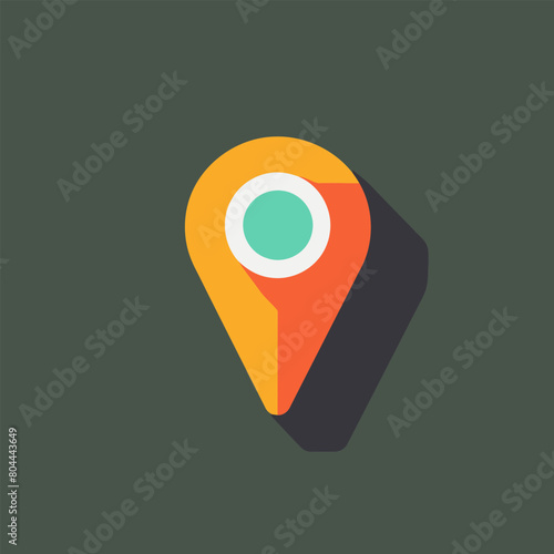 Free vector geotag address location spotter tag favicon icon logo symbol