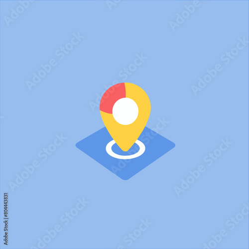 Free vector geotag address location spotter tag favicon icon logo symbol