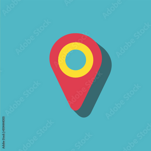 Free vector geotag address location spotter tag favicon icon logo symbol