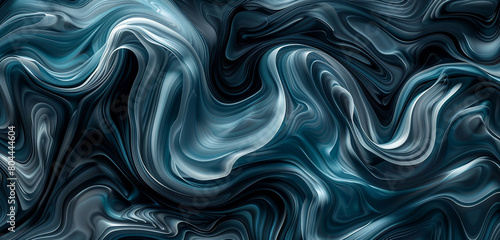soft swirling patterns of cerulean and charcoal gray  ideal for an elegant abstract background
