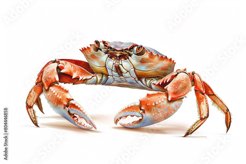 Crab clipart, isolated on white background