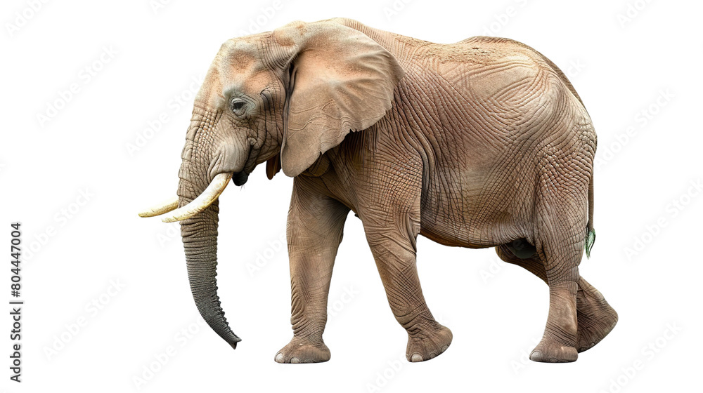 Obraz premium Elephant isolated on white background